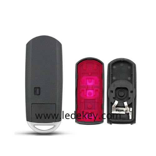 Mazda 4 button Smart key shell with blade