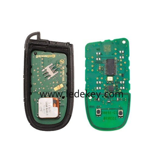 Original Fiat 2 button Smart Key 433Mhz ID46 Chip For Fiat Ottimo 500L FREEMONT 2011-2016 FFC ID : M3N-40821302