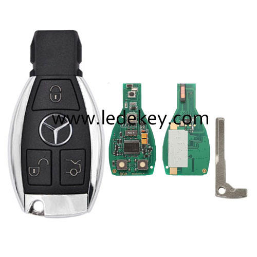 Benz 3 button BE=BGA=NEC key 315Mhz(1 battery)can be programmed repeatly