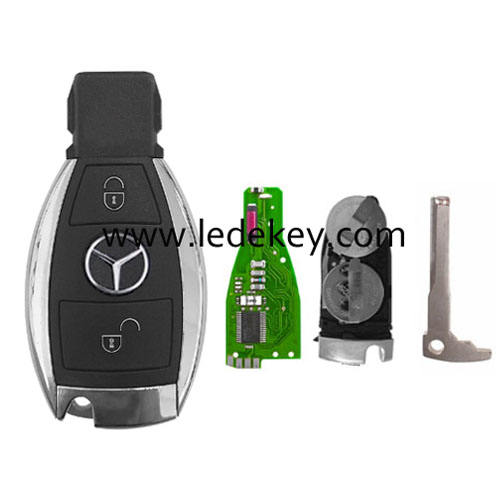 Benz 2 button remote key With 315Mhz (2 battery holder)