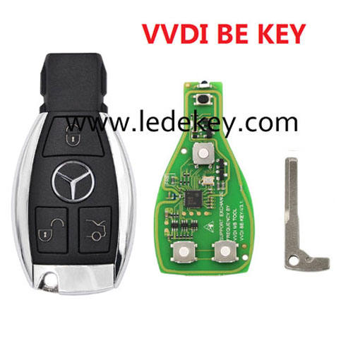 VVDI 3 button MERCEDES BENZ KEY 315mhz (can change 315mhz to 433mhz)