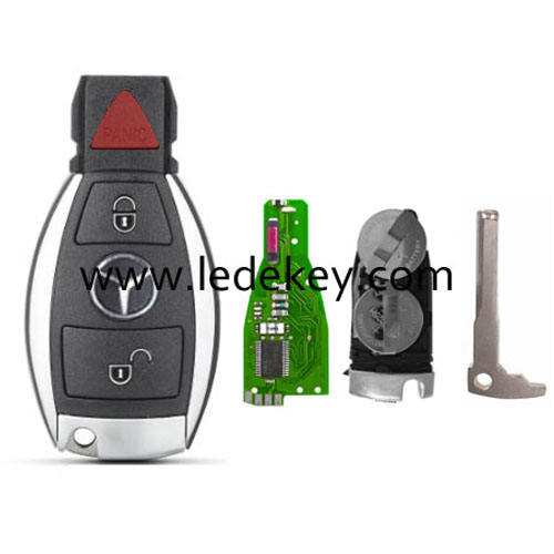 Benz 2+1 button remote key With 433Mhz  (2 battery holder)
