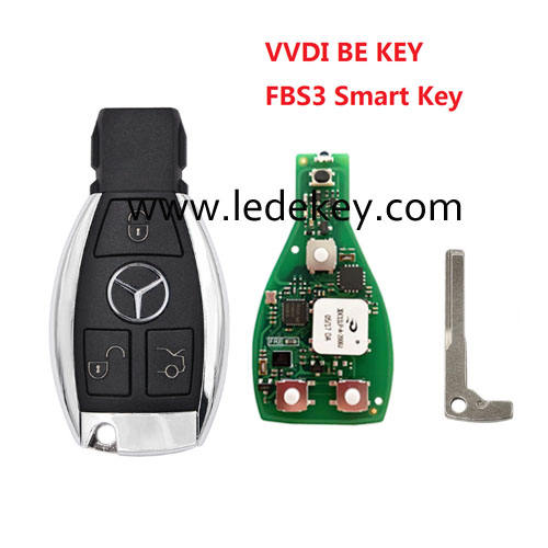 3 buttons VVDI MERCEDES BENZ FBS3 KeylessGo Key（can change 315mhz to 433mhz)