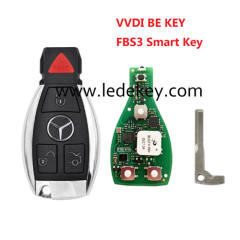 4 buttons VVDI MERCEDES BENZ FBS3 KeylessGo Key（can change 315mhz to 433mhz)