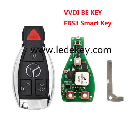 4 buttons VVDI MERCEDES BENZ FBS3 KeylessGo Key（can change 315mhz to 433mhz)