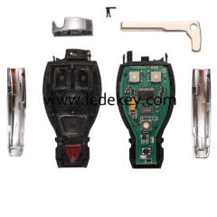 Benz 2 button remote BE=BGA=NEC key 433Mhz  (1 battery holder)