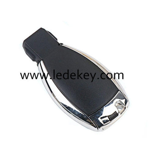 Mercedes Benz 3+1 button smart key shell with 2 battery holders with logo