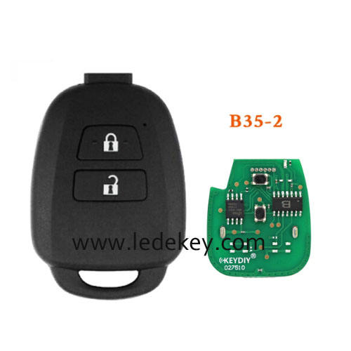 B35 Universal 2 button remote key