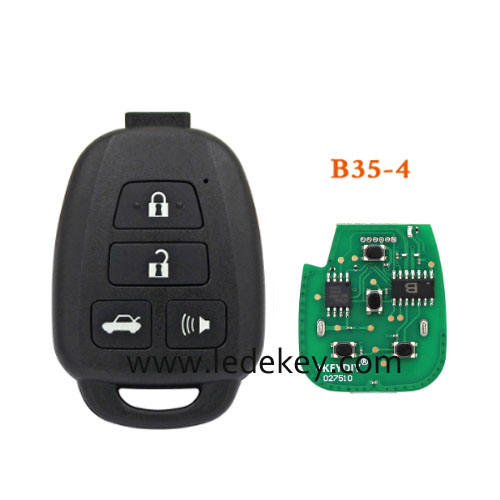 B35 Universal 4 button remote key