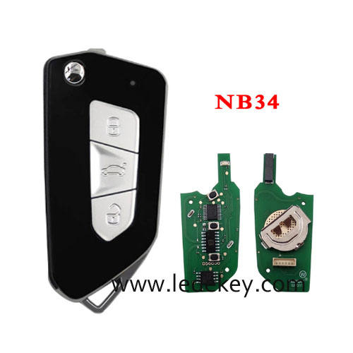 NB34 Universal 3 button remote key
