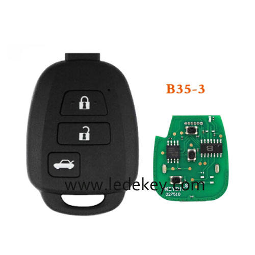 B35 Universal 3 button remote key