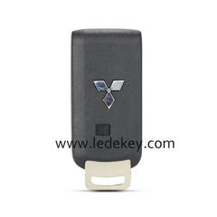 Mitsubishi 2 button smart key shell with logo