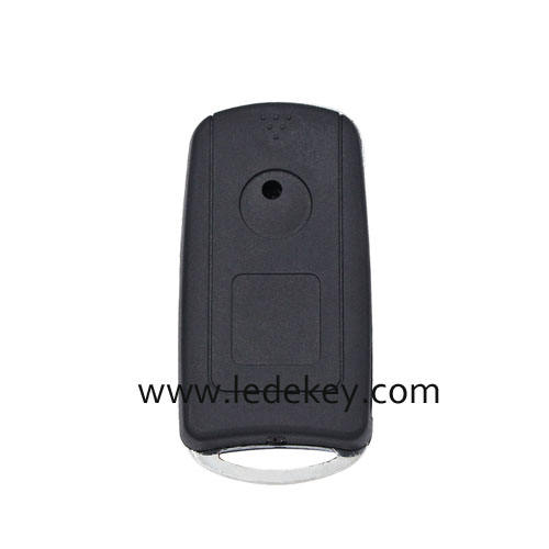 Mitsubishi 2+1 button modified remote key shell with right blade with logo
