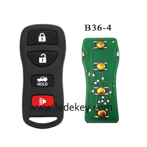 B36 Universal 4 button remote key