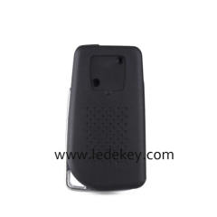 Mitsubishi 3 button modified remote key shell with left blade with logo