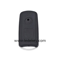 Mitsubishi 3+1 button modified remote key shell with right blade with logo