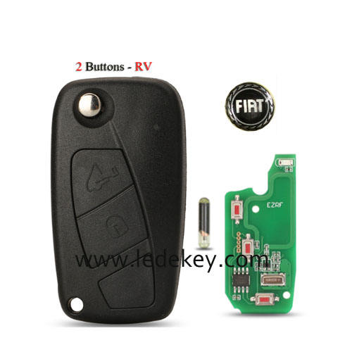 Fiat black color 2 button Van Remote Key SIP22 Blade with 433Mhz Megamos ID48 Chip For Fiat Bravo Linea Stilo Punto Ducato Ypsilon Daily