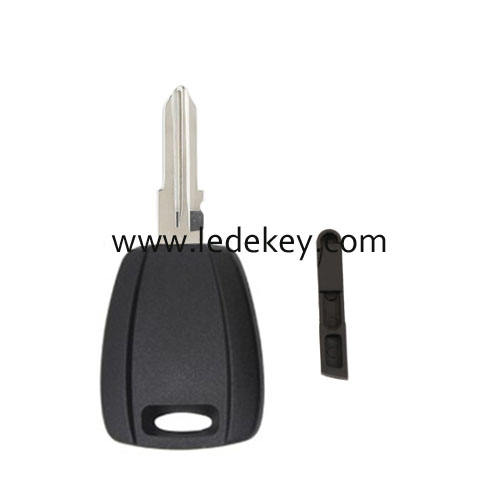 Fiat transponder key shell with chip groove GT15R Blade (No Logo)