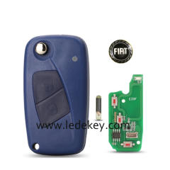 Fiat blue color 2 button Remote Key SIP22 Blade with 433Mhz Megamos ID48 Chip For Fiat Bravo Linea Stilo Punto Ducato Ypsilon Daily