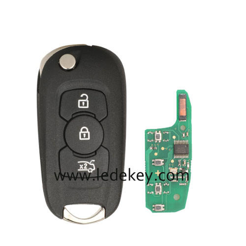 Buick 3 button Remote Key with 433mhz ID46 chip For Buick Excelle GT EXCELLEGT