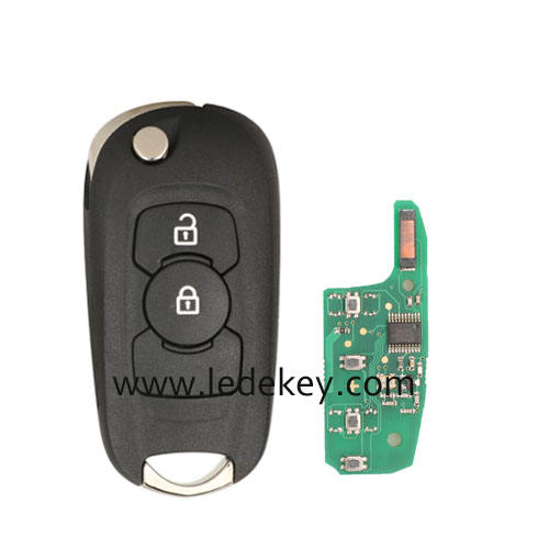 Buick 2 button Remote Key with 433mhz ID46 chip For Buick Excelle GT EXCELLEGT
