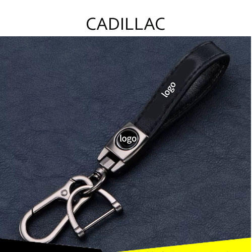 Metal Grey circels with CADILLAC logo, PU material
