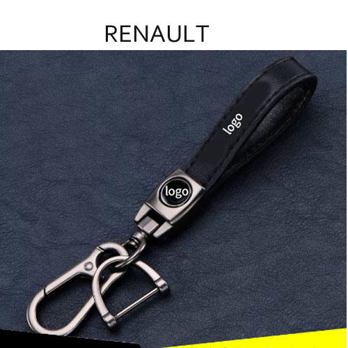 Metal Grey circels with RENAULT logo, PU material
