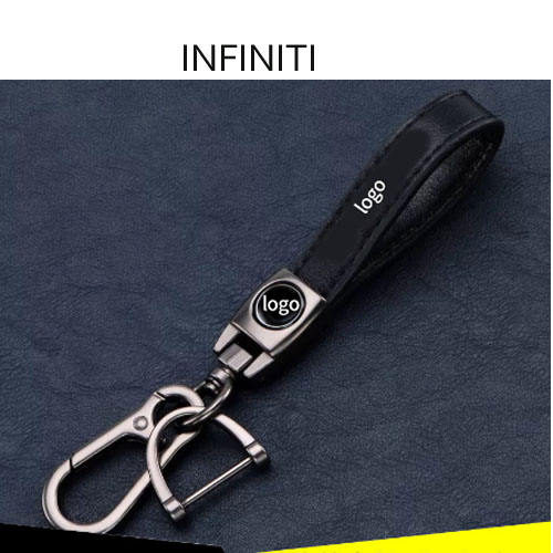 Metal Grey circels with INFINITI logo, PU material