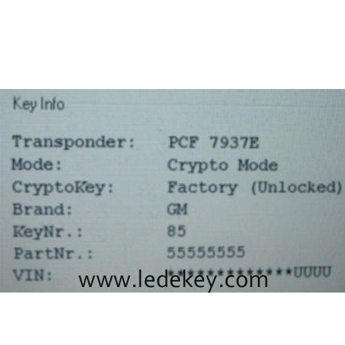 Aftermarket PCF7937EA  chip for Buick /Chevrolet/GMC B119 B116 GM ID46EXT Crypto mode Chip