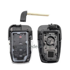 Toyota 3+1 button smart key shell with key blade （original car key replacment）