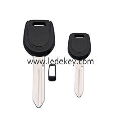 No Logo Mitsubishi transponder key shell Left Blade (with chip holder)