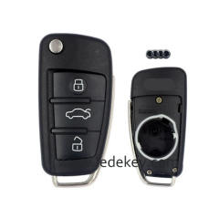 Original quality Audi  A3 Q3 remote key shell with HU66 blade