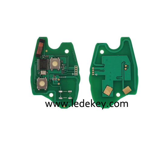 Ren-ault Clio&Kango 2 button remote key 307/VA2 blade with 434Mhz PCF7947 Chip (with logo)