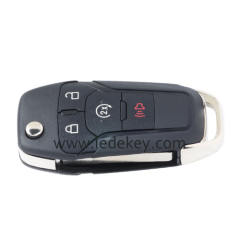 Ford 4 button keyless go flip remote key with 902Mhz ID49 chip (FCC:N5F-A08TDA) for Ford For Ford F150 F250 F350 F450 F550 Ranger 2015-2020