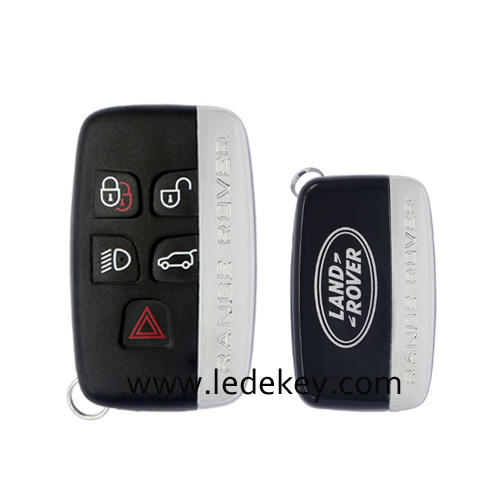 Land rover 5 button key shell with logo on the back and side