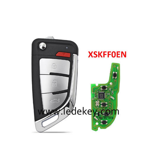 XHORSE XSKFF0EN Knife Style Smart Flip remote key Remote 4 button