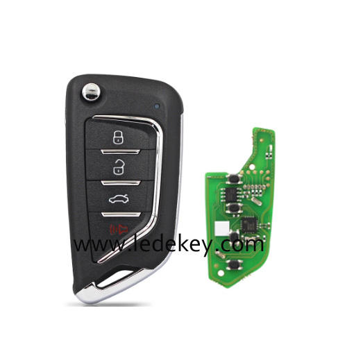 VVDI universal 4 button remote master XKCD02EN For Cadillac Style
