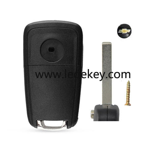 Chevrolet 4+1 button remote key with 315mhz id46 chip (with round logo)