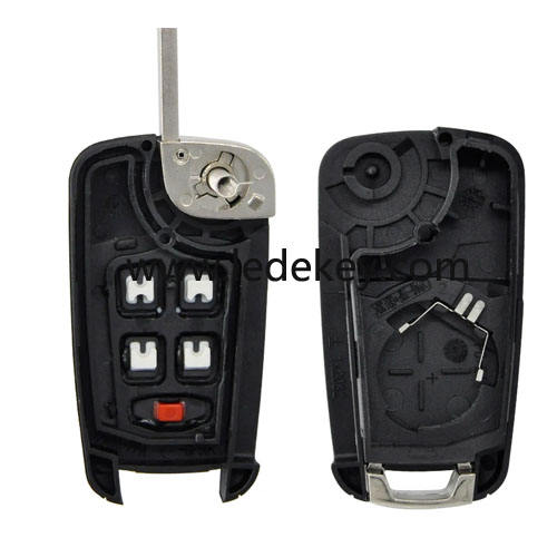 Buick 4+1 button remote key with 433Mhz ID46 Chip