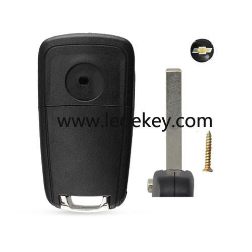 Chevrolet 3 Button remote key with 315mhz ID46 Chip (with round logo)