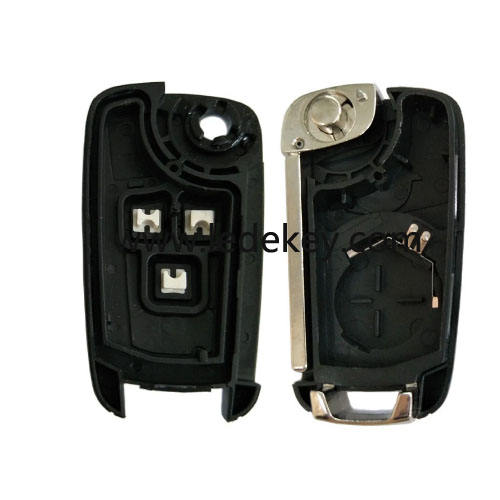 Chevrolet 3 Button remote key with 433mhz ID46 Chip (with round logo)