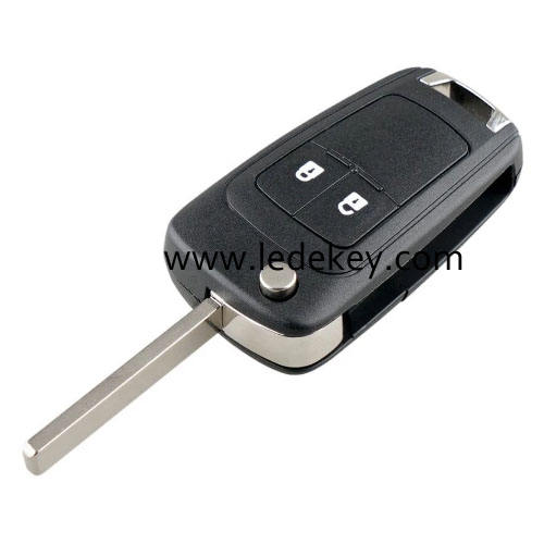 Chevrolet 2 Button remote key with 315mhz ID46 Chip (with round logo)