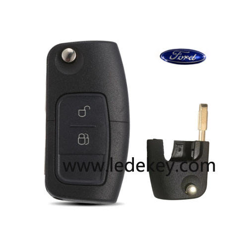 2 button  Ford Mondeo remote key shell  with FO-21 blade