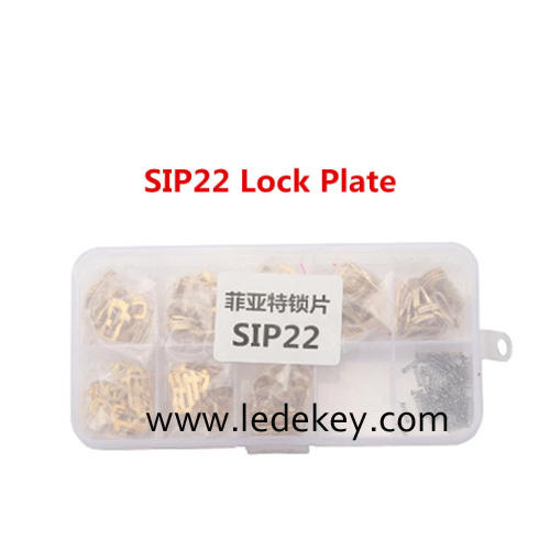 SIP22 Car Lock Plate Reed Brass Material Auto key lock Wafer Repair Rekeying Kits for Fiat Door (200pcs)