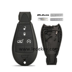 4 Buttons Fobik Remote Key Case Fob Shell For Chrysler Jeep Grand Cherokee Dodge Durango Magnum Ram