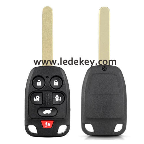 Honda 6 button remote key shell