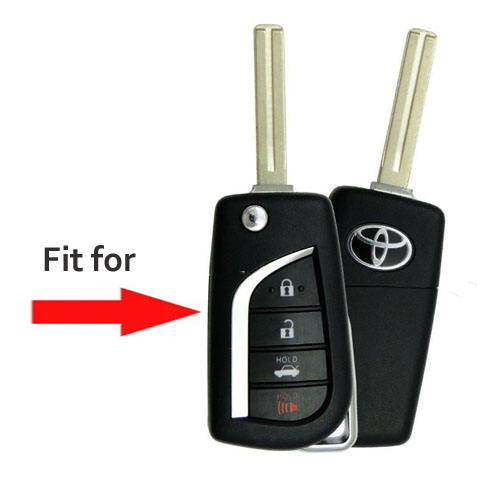 Toyota flip remote key shell Logo