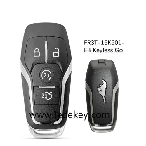 4 Button Smart Key with 434Mhz HITAG-Pro chip For Ford Mustang FCCID FR3T-15K601-EB Keyless Go