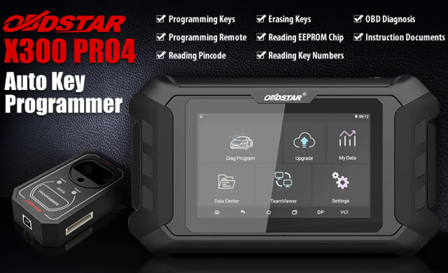 OBDSTAR X300 PRO 4 Key Programmer Key Master 5 Full Version same IMMO Function as X300 DP PLUS