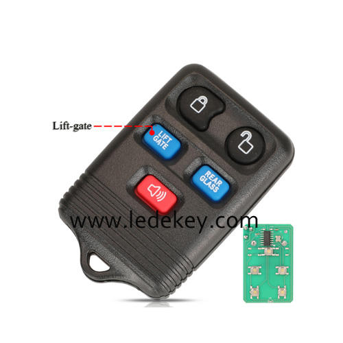 5 Button LiftGate Remote Car Key Alarm 315Mhz For Ford E150 E250 F-150 Focus Escape Kuga Mustang FCCID CWTWB1U551/CWTWB1U511